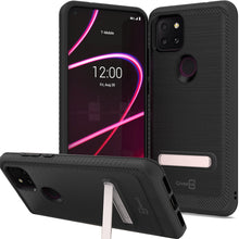 Load image into Gallery viewer, TCL T-Mobile Revvl 5G Case - Metal Kickstand Hybrid Phone Cover - SleekStand Series