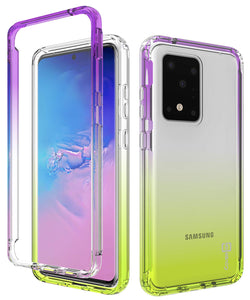 Samsung Galaxy S20 Ultra Clear Case - Full Body Colorful Phone Cover - Gradient Series