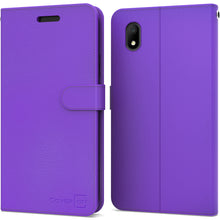 Load image into Gallery viewer, Alcatel Apprise / Glimpse / Volta Wallet Case - RFID Blocking Leather Folio Phone Pouch - CarryALL Series