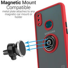 Load image into Gallery viewer, Samsung Galaxy A10s Case - Clear Tinted Metal Ring Phone Cover - Dynamic Series