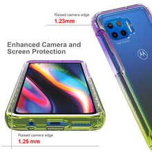 Load image into Gallery viewer, Motorola Moto G 5G Plus / Moto One 5G Clear Case Full Body Colorful Phone Cover - Gradient Series