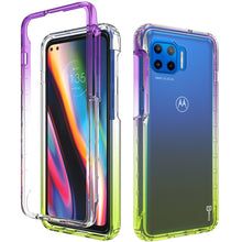 Load image into Gallery viewer, Motorola Moto G 5G Plus / Moto One 5G Clear Case Full Body Colorful Phone Cover - Gradient Series