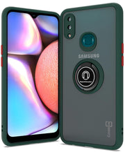 Load image into Gallery viewer, Samsung Galaxy A10s Case - Clear Tinted Metal Ring Phone Cover - Dynamic Series