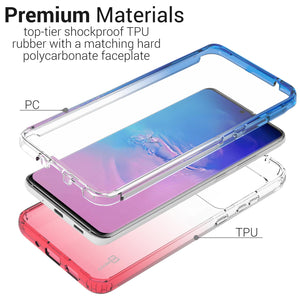 Samsung Galaxy S20 Ultra Clear Case - Full Body Colorful Phone Cover - Gradient Series