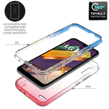 Load image into Gallery viewer, LG K22 / K22+ Plus / K32 Clear Case Full Body Colorful Phone Cover - Gradient Series