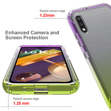 Load image into Gallery viewer, LG K22 / K22+ Plus / K32 Clear Case Full Body Colorful Phone Cover - Gradient Series
