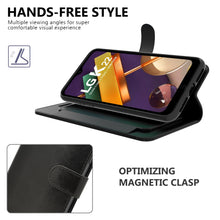 Load image into Gallery viewer, LG K22 / K22+ Plus / K32 Wallet Case - RFID Blocking Leather Folio Phone Pouch - CarryALL Series