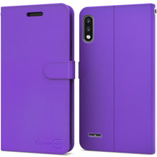 Load image into Gallery viewer, LG K22 / K22+ Plus / K32 Wallet Case - RFID Blocking Leather Folio Phone Pouch - CarryALL Series