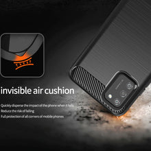 Load image into Gallery viewer, Samsung Galaxy A02s Slim Soft Flexible Carbon Fiber Brush Metal Style TPU Case