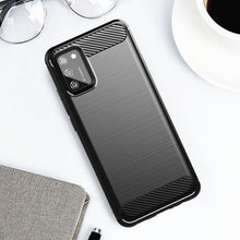 Load image into Gallery viewer, Samsung Galaxy A02s Slim Soft Flexible Carbon Fiber Brush Metal Style TPU Case
