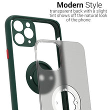 Load image into Gallery viewer, iPhone 11 Pro Case - Clear Tinted Metal Ring Phone Cover - Dynamic Series