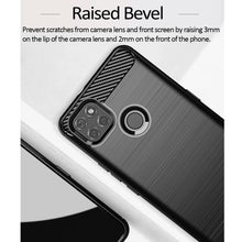 Load image into Gallery viewer, Motorola Moto G9 Power Slim Soft Flexible Carbon Fiber Brush Metal Style TPU Case