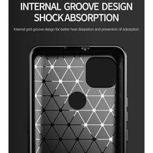 Load image into Gallery viewer, Motorola Moto G9 Power Slim Soft Flexible Carbon Fiber Brush Metal Style TPU Case