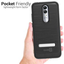 Load image into Gallery viewer, Coolpad Legacy Brisa Case - Metal Kickstand Hybrid Phone Cover - SleekStand Series