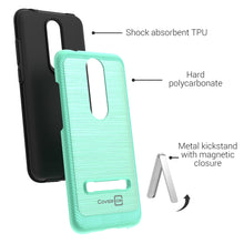Load image into Gallery viewer, Coolpad Legacy Brisa Case - Metal Kickstand Hybrid Phone Cover - SleekStand Series