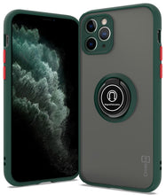Load image into Gallery viewer, iPhone 11 Pro Max Case - Clear Tinted Metal Ring Phone Cover - Dynamic Series