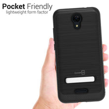 Load image into Gallery viewer, Cricket Icon 2 Case - Metal Kickstand Hybrid Phone Cover - SleekStand Series