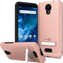 Load image into Gallery viewer, Cricket Icon 2 Case - Metal Kickstand Hybrid Phone Cover - SleekStand Series