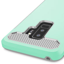Load image into Gallery viewer, Samsung Galaxy S9 Plus Case - Hybrid Phone Cover with Carbon Fiber Accents - Arc Series