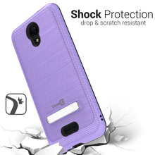 Load image into Gallery viewer, Cricket Icon 2 Case - Metal Kickstand Hybrid Phone Cover - SleekStand Series