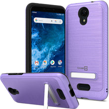 Load image into Gallery viewer, Cricket Icon 2 Case - Metal Kickstand Hybrid Phone Cover - SleekStand Series