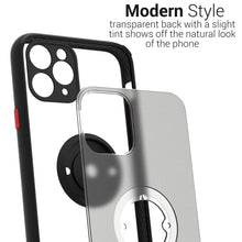 Load image into Gallery viewer, iPhone 11 Pro Max Case - Clear Tinted Metal Ring Phone Cover - Dynamic Series