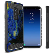 Load image into Gallery viewer, Samsung Galaxy S9 Plus Case - Hybrid Phone Cover with Carbon Fiber Accents - Arc Series