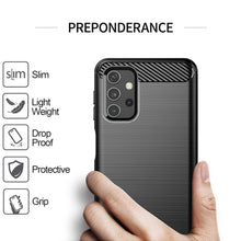 Load image into Gallery viewer, Samsung Galaxy A32 5G Slim Soft Flexible Carbon Fiber Brush Metal Style TPU Case