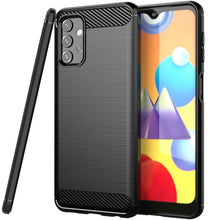 Load image into Gallery viewer, Samsung Galaxy A32 5G Slim Soft Flexible Carbon Fiber Brush Metal Style TPU Case