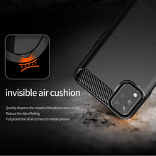 Load image into Gallery viewer, LG K42 Slim Soft Flexible Carbon Fiber Brush Metal Style TPU Case