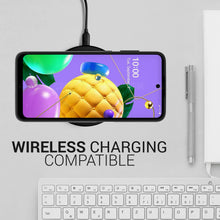 Load image into Gallery viewer, LG K42 Slim Soft Flexible Carbon Fiber Brush Metal Style TPU Case