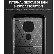 Load image into Gallery viewer, Motorola Moto E7 Slim Soft Flexible Carbon Fiber Brush Metal Style TPU Case
