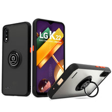 Load image into Gallery viewer, LG K22 / K22+ Plus / K32 Case - Clear Tinted Metal Ring Phone Cover - Dynamic Series