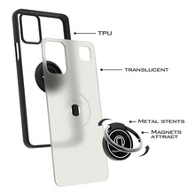 Load image into Gallery viewer, LG K92 5G Case - Clear Tinted Metal Ring Phone Cover - Dynamic Series