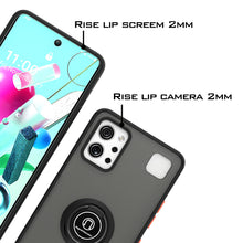 Load image into Gallery viewer, LG K92 5G Case - Clear Tinted Metal Ring Phone Cover - Dynamic Series