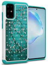 Load image into Gallery viewer, Samsung Galaxy S20 Plus Case - Rhinestone Bling Hybrid Phone Cover - Aurora Series