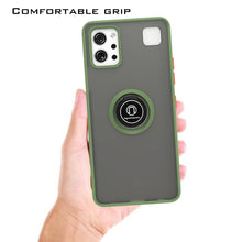 Load image into Gallery viewer, LG K92 5G Case - Clear Tinted Metal Ring Phone Cover - Dynamic Series