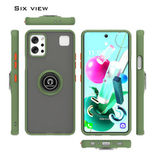 Load image into Gallery viewer, LG K92 5G Case - Clear Tinted Metal Ring Phone Cover - Dynamic Series