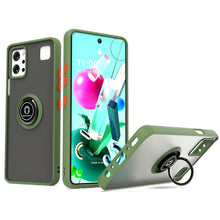 Load image into Gallery viewer, LG K92 5G Case - Clear Tinted Metal Ring Phone Cover - Dynamic Series