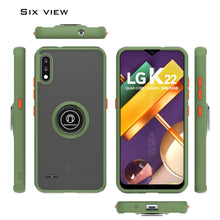 Load image into Gallery viewer, LG K22 / K22+ Plus / K32 Case - Clear Tinted Metal Ring Phone Cover - Dynamic Series
