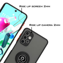 Load image into Gallery viewer, Samsung Galaxy A32 5G Case - Clear Tinted Metal Ring Phone Cover - Dynamic Series