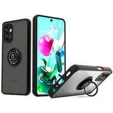 Load image into Gallery viewer, Samsung Galaxy A32 5G Case - Clear Tinted Metal Ring Phone Cover - Dynamic Series
