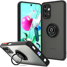 Load image into Gallery viewer, Samsung Galaxy A32 5G Case - Clear Tinted Metal Ring Phone Cover - Dynamic Series