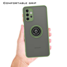 Load image into Gallery viewer, Samsung Galaxy A32 5G Case - Clear Tinted Metal Ring Phone Cover - Dynamic Series