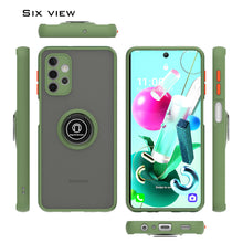 Load image into Gallery viewer, Samsung Galaxy A32 5G Case - Clear Tinted Metal Ring Phone Cover - Dynamic Series