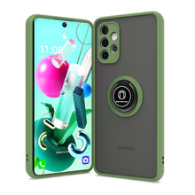 Load image into Gallery viewer, Samsung Galaxy A32 5G Case - Clear Tinted Metal Ring Phone Cover - Dynamic Series
