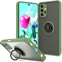 Load image into Gallery viewer, Samsung Galaxy A32 5G Case - Clear Tinted Metal Ring Phone Cover - Dynamic Series