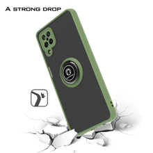 Load image into Gallery viewer, Samsung Galaxy A12 Case - Clear Tinted Metal Ring Phone Cover - Dynamic Series