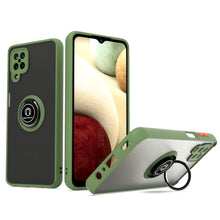 Load image into Gallery viewer, Samsung Galaxy A12 Case - Clear Tinted Metal Ring Phone Cover - Dynamic Series