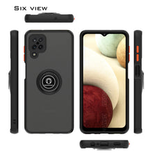 Load image into Gallery viewer, Samsung Galaxy A12 Case - Clear Tinted Metal Ring Phone Cover - Dynamic Series
